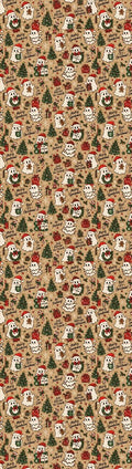 Vintage Christmas Ghosts Gift Wrapping Paper | Cute Christmas Wrapping Paper